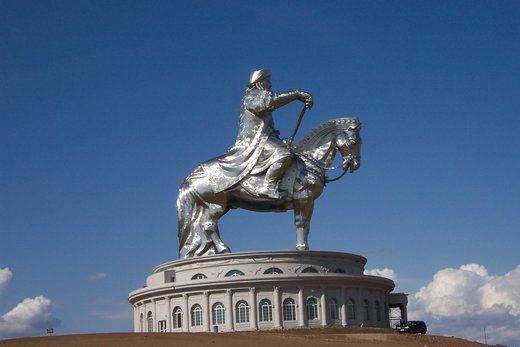 Genghis Khan and horse