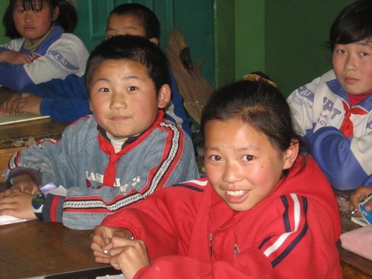 Primary school classroom, China