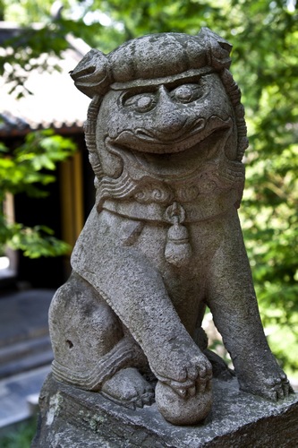 Stone Lion in China