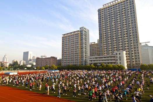 China morning exercise