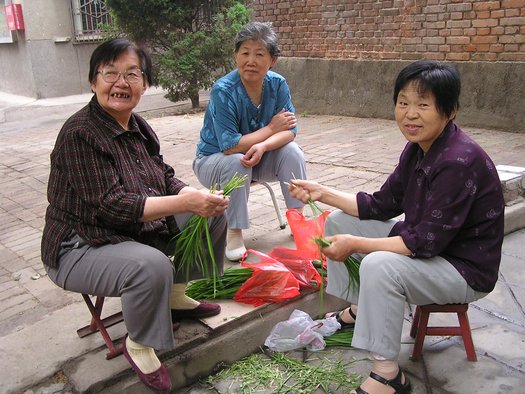 Ladies with herbs