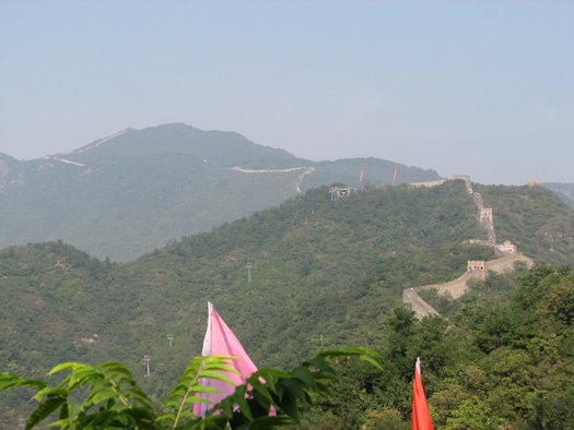 Great Wall distant hills
