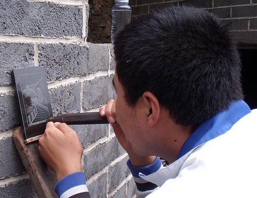 Artist at the Great Wall