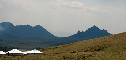 Yurts in Mongolia