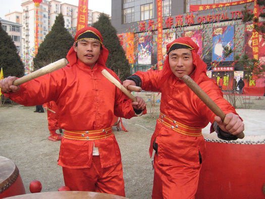 Street drummers