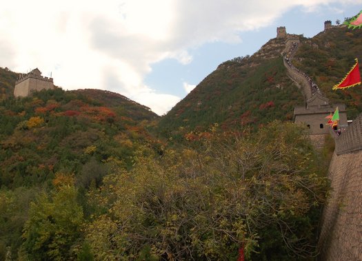 Great Wall hillside