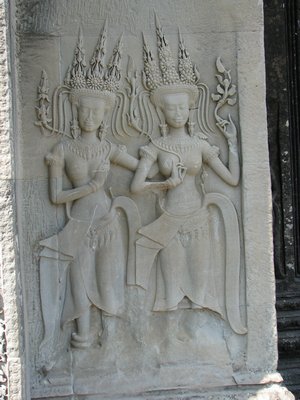 Angkor Wat guardian angels